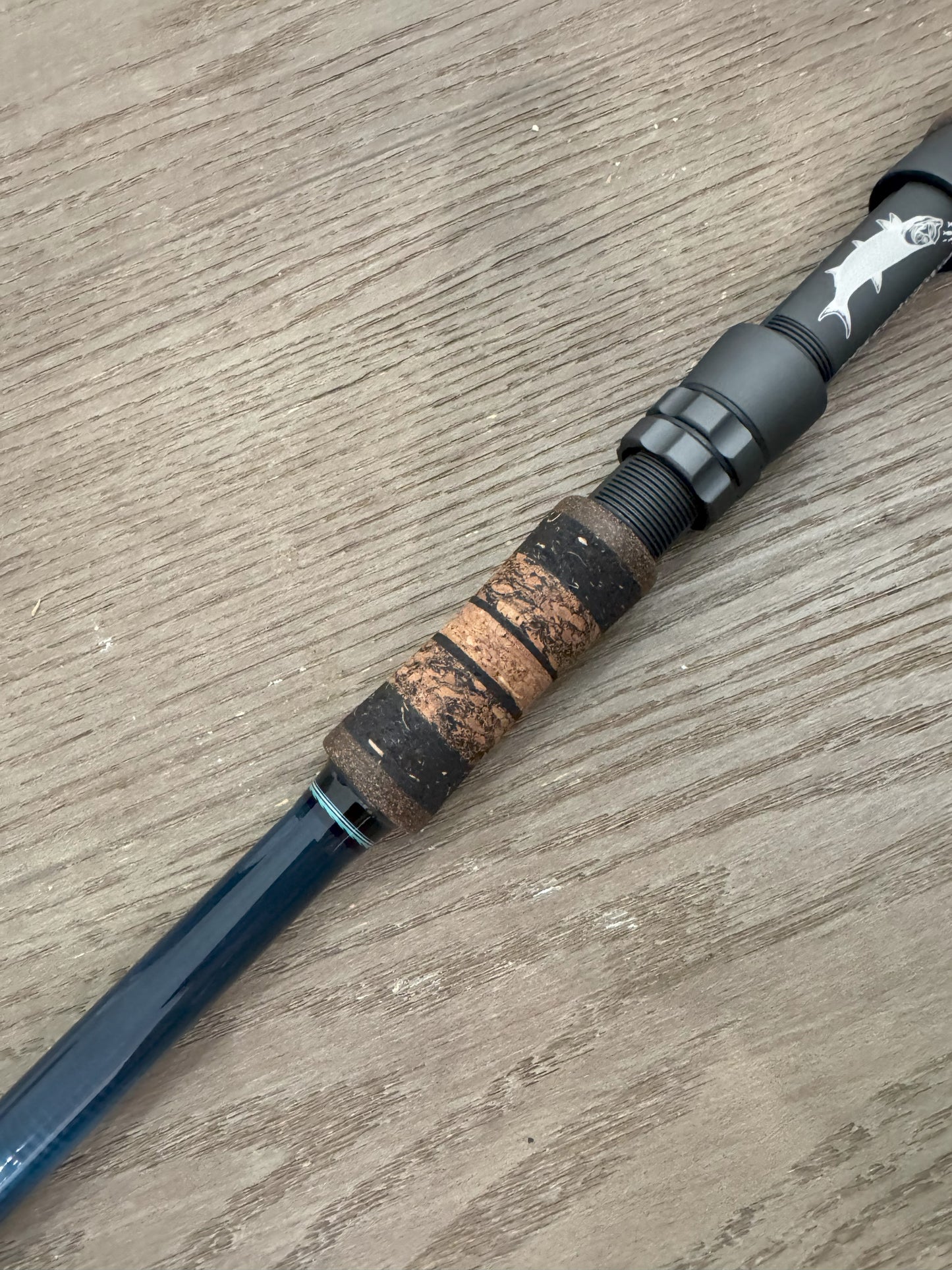 1089 Blue w Titanium SICs (Spinning)