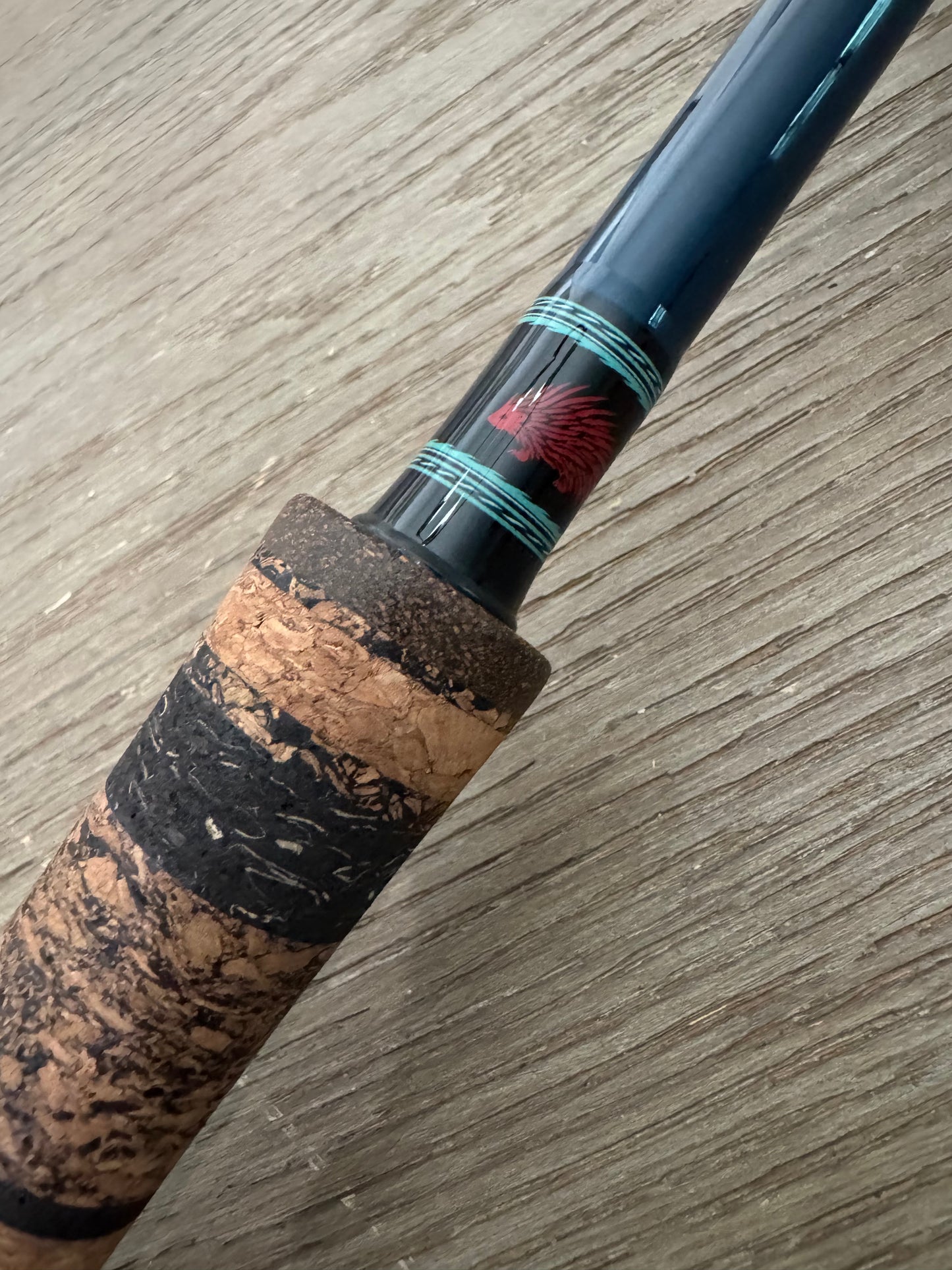 1089 Blue w Titanium SICs (Spinning)