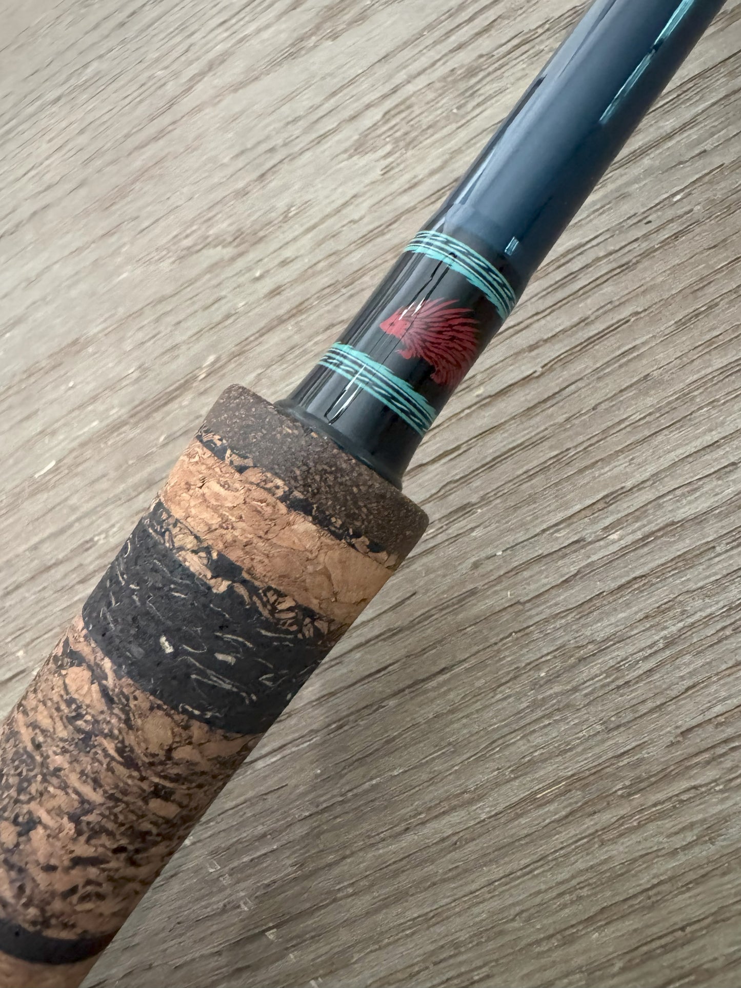 1089 Blue w Titanium SICs (Spinning)